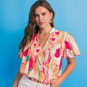 Flying Tomato Lean On Me Blouse